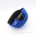 3D geborduurde blauwe snapback -hoed